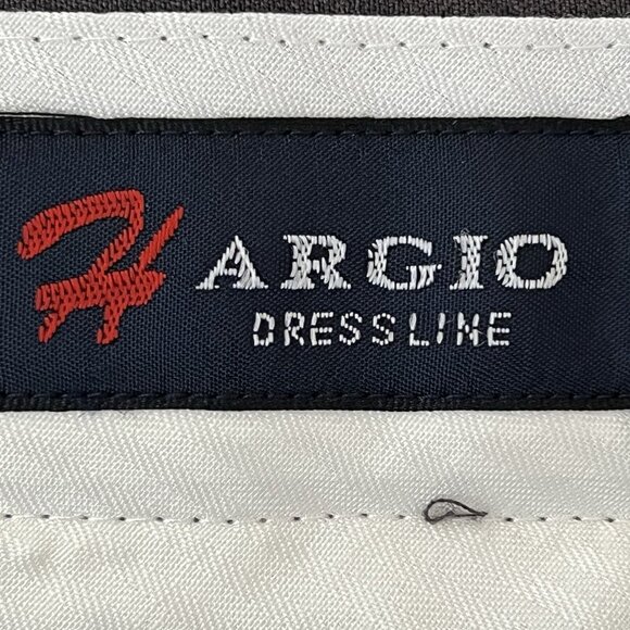 HARGIO Dress Line Men's Blend Wool Grey Dress Pants Size 38x34 Flat Front NWT - Picture 7 of 13